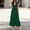 Green, variant on QUNYINEY Midi Casual Dresses for Women Blue Sleeveless Summer Sundress V Neck Pleated A Line Loose Fit Dresses