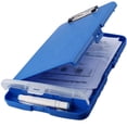 thumbnail image 2 of 3X Portapapeles Organizadores con Portapapeles con Almacenamiento Portapapeles de Enfermería Carpeta de Archivos Plegable Portapapeles de Plástico (Azul), 2 of 5