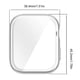 thumbnail image 4 of Funda TPU Protectora Pantalla Parachoques Suave para Huawei Watch Fit 3 (Plata), 4 of 5