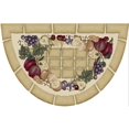 thumbnail image 2 of Mayberry Rug Cozy Cabin Fruitful Harvest Nylon Washable Accent Rug 20"x44" - Red, 2 of 5