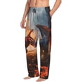 thumbnail image 6 of Susaid Lava Dragon Print Mens Pajama Pants Set Sleep & Lounge Pants, PJ Bottoms with Pockets and Button Fly-XX-Large, 6 of 6