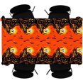 thumbnail image 1 of Dww-halloween Tablecloth, Plastic Tablecloth For 2pcs Different Sizes Pumpkin, Skeleton, Bat And Hunted House, Waterproof And Wipeable Design, Practic, 1 of 5