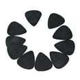 thumbnail image 2 of Pebbuoy 10Pcs  Musical Accessories Black Celluloid 0.5mm Guitar Picks Plectrums, 2 of 5
