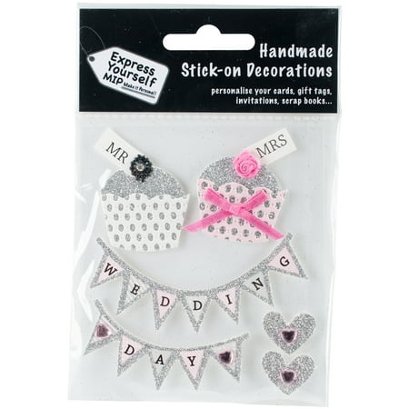 Express Yourself MIP 3D Stickers-Wedding Day - Fairy Cakes