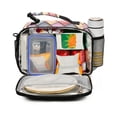 thumbnail image 2 of FORMRS Student Insulated Lunch Bag with Shoulder Strap Reusable Cooler Box for School, Pink Shimmering Pattern, 2 of 9