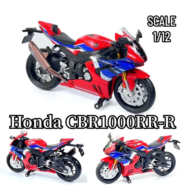 1:12 Scale Honda CBR1000RR-R Fireblade Replica Diecast Model Motorcycle Decoration Collection Gift for Boys and Collectors red