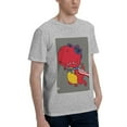 thumbnail image 2 of Bingfone Dinosaur Super Hero Cartoon Men'S Loose Fit Short-Sleeve Pocket T-Shirt, 2 of 7