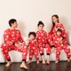 thumbnail image 3 of Family Christmas Pajamas Parent-child Infant Toddler Clothes Romper Cute Elk Ear Hooded Jumpsuit Overall Xmas Family Look Outfit, 3 of 4