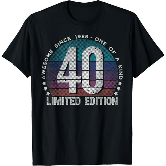 40 Year Old Gifts Vintage 1985 Limited Edition 40th Birthday T-Shirt