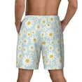 thumbnail image 3 of Xecao Daisies Flowers for Men's Swimming Trunks Swim Trunks Quick Dry Swim Shorts with Mesh Lining Funny Swimwear Bathing Suits, 3 of 9