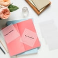 thumbnail image 4 of Miangastore 5pcs Transparent Self Adhesive Memo Pads Note Pads For Office And School Supplies Break Resistant Translucent, 4 of 9