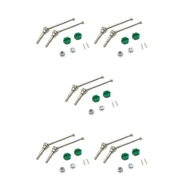 Xingzhi Coupleur d'Arbre de Transmission avant 1:12 Télécommande Pièces de Mise à Niveau Réparation Vert 5Ensemble