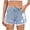 Light Blue1, variant on zbxnLI Women's Pull on Denim Shorts Trendy Summer Jean Shorts for Women Short Jeans with Pockets