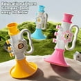 thumbnail image 2 of Kids Trumpet Toys Trumpet Instruments Toy With Hangable Rope Musical Instruments Toys Colorful Fake Preschool Early Learning toy blue, 2 of 6