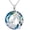 Octopus Crystal, variant on Sea Turtle Necklaces for Women 925 Sterling Silver Ocean Larimar Turtles Summer Starfish Pendant Necklace Sea Turtle Jewelry Gifts for Women