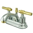 thumbnail image 1 of Kingston Brass KS2604ML Deux Poignée 4 Po Robinet de Lavabo avec Laiton Pop-up, 1 of 1
