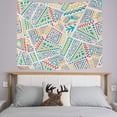 thumbnail image 2 of FREEAMG Tapestry Wall Hanging Decorative Ancient Ethnic Colorful Pattern Tapestry Decorative Tapestries Wall Art Wall Blanket Bedding Tapestry for Bedroom Living Room Dorm Home Decor 90"x60", 2 of 7