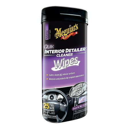 UPC 014444913406 product image for Meguiar's G13600 Quik Interior Detailer Wipes (25 wipes) | upcitemdb.com