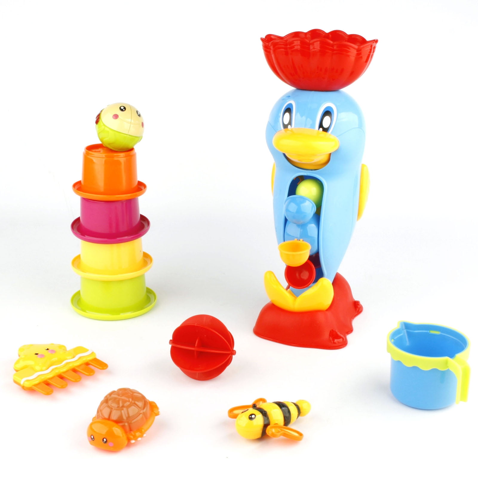 Bath Bathtub Toys for Toddlers 1 2 3 Years Old Penguin Bathtub Toys