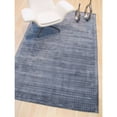 thumbnail image 4 of EORC Blue Handwoven Viscose Contemporary Milano Rug, 7'9 x 9'9, 4 of 4