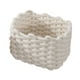 thumbnail image 5 of Cesta decorativa tejida en macramé, caja de almacenamiento multifuncional, elegante y con toalla. Beige, 5 of 8