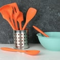 thumbnail image 2 of Chef Craft Premium Silicone Spoon Spatula, 11.5 inch, Orange, 2 of 7