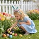 thumbnail image 1 of Diadema de fiesta con temática de Pascua, montura de gafas con forma de pollito de Pascua, accesorios para el cabello para niños y adultos, fotomatón, búsqueda de huevos de Pascua, accesorios de plást, 1 of 6