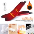 thumbnail image 2 of Electric Heated Insoles,Heated Insoles For Men Rechargeable,Rechargeable Heated Insoles With Remote Control,Washable Heated Insoles For Men Women Breathable Soft Mesh Heated Insoles For Hiking,Skiing, 2 of 7