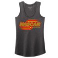 thumbnail image 2 of Women's NASCAR Heather Charcoal Name & Number Racer Back Tri-Blend Tank Top, 2 of 3