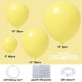 thumbnail image 2 of Yellow Balloons 110Pcs Yellow Balloon Garland Arch Kit 5/10/12/18 Inch Matte Latex Yellow Balloons Different Sizes as Honey Bee Gender Reveal Balloons Baby Shower Birthday Sunflower Party Decorations, 2 of 4