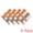Brown, variant on Unique Bargains 13 x 13 Inches Striped Cotton Showering Bathroom Washcloths Brown 4pk