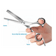 thumbnail image 4 of Kit De Tijeras Estilista  Belug y barbero con accesorios, plateado, 4 of 5