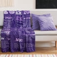 thumbnail image 6 of 18th Birthday Decorations for Girls Big Sister Gifts for Little Girls Gifts for 18 Year Old Girl Boy Teen Girls Gifts Ideas for Daughter Sons Sister Soft Throw Blanket Back in 2005 - Purple, 6 of 6