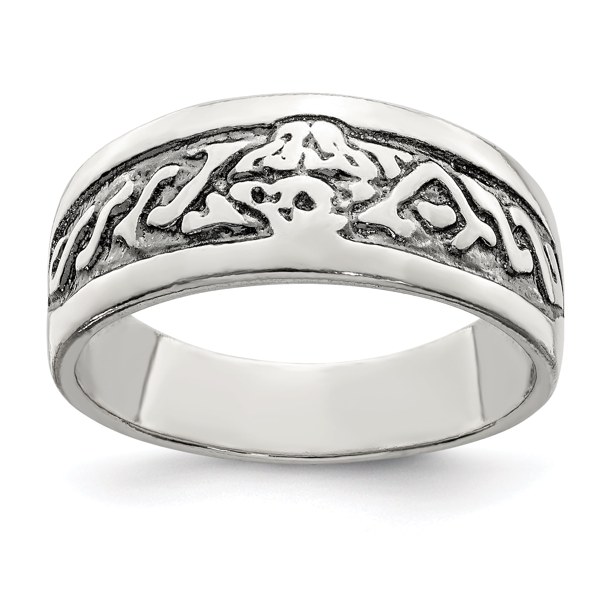 sterling silver band rings