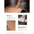 thumbnail image 3 of Peluca LUVME HAIR Bob, 30 cm, densidad del 200%, 100% cabello humano, 3 of 7