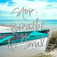 thumbnail image 2 of Peck, Gail 20x20 Black Ornate Wood Framed with Double Matting Museum Art Print Titled - Stop-Breathe and Smile, 2 of 4
