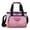 Pink Heart-shaped Tree, variant on Insulated Cooler Bag with Multiple Pockets Lightweight Lunch Box Tote for Travel Beach Camping Office Pink and Brown Hearts Pattern