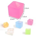 thumbnail image 5 of TONGYIJIA Squeeze Toys, Ice Stress Balls Set of 5, Soft Colorful Crystal Jelly Cubes, Sensory Fidget Toys Squeeze for Anxiety Relief, Adults, Desk, 5 of 7