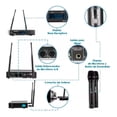thumbnail image 3 of Micrófono UHF Profesional Steelpro Frecuencia Multicanal UHF9.2PRO, 3 of 4