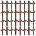 thumbnail image 1 of 50 Pcs Cross Pendants for Men, Christian Wooden Wall Crosses, 1 of 3