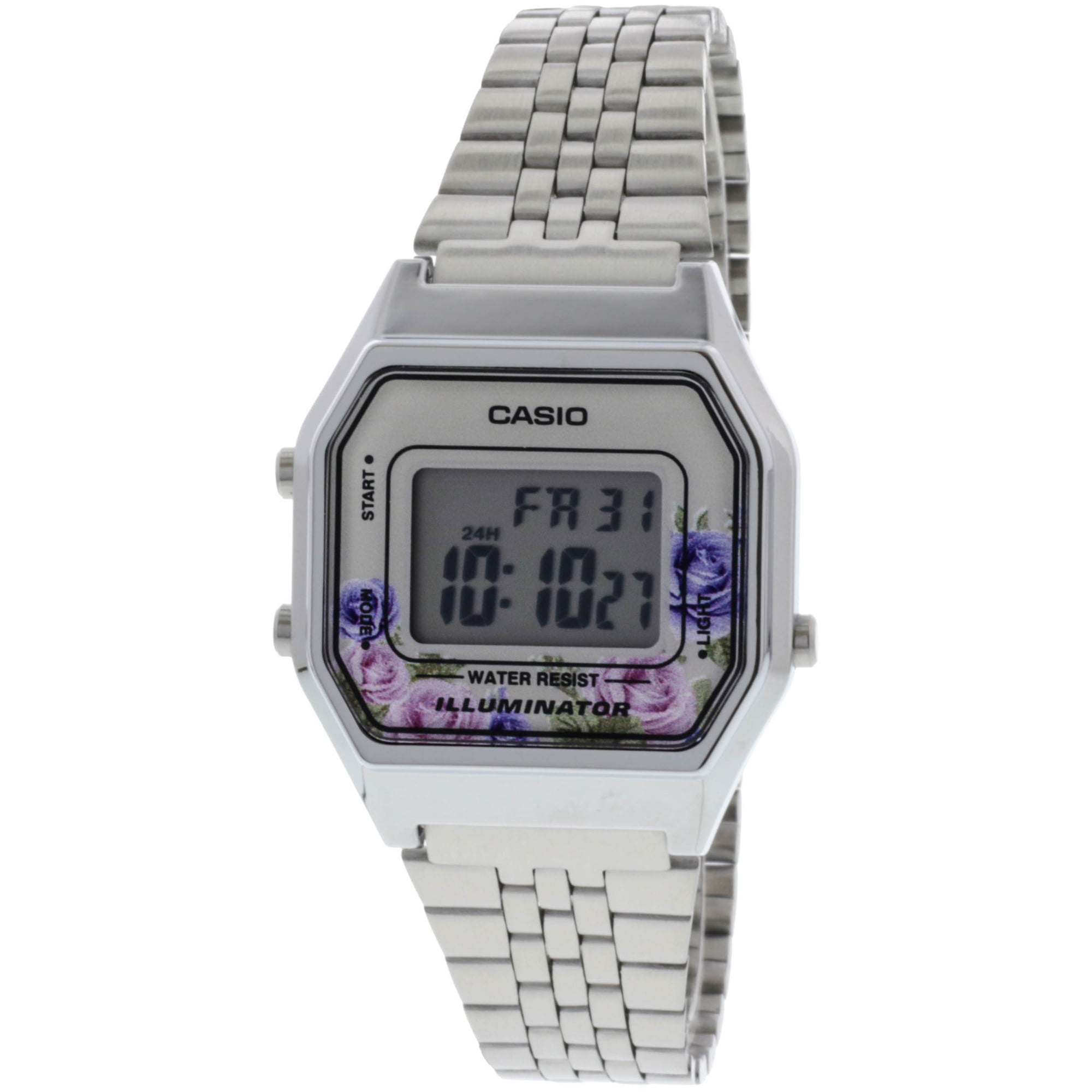 Casio ladies stainless steel watch best sale