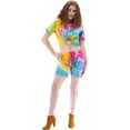 thumbnail image 2 of Ben Din Clothing Womens Tie Dye Shorts Swimwear Trunks with Pockets, 2 of 4