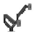 thumbnail image 4 of Soporte Doble Brazo Articulado Ergonómico De Escritorio Para Monitores de 13" a 32" pulgadas, soporta 10 kg por Brazo, Obsidian Duo Arm. Resorte de gas premium., 4 of 7