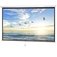 thumbnail image 1 of Pull Down Projector Screen 4K Movies Home Theater Screen 72"/80"/100"/120", 1 of 8