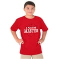 thumbnail image 5 of I Am The Master Dungeons Funny Gaming Crewneck T Shirts Boy Girl Teen Brisco Brands L, 5 of 6