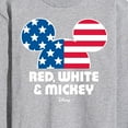 thumbnail image 3 of Disney - Americana - Red White And Mickey - Men's Long Sleeve T-Shirt, 3 of 5