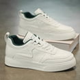 thumbnail image 6 of CORASUN Men's Cream and Green Fashion Sneakers, Durable Water-Resistant Soft Sole Casual Shoes for Teens & Men, Ideal for Streetwear, Travel and Outdoor Activities, 6 of 10