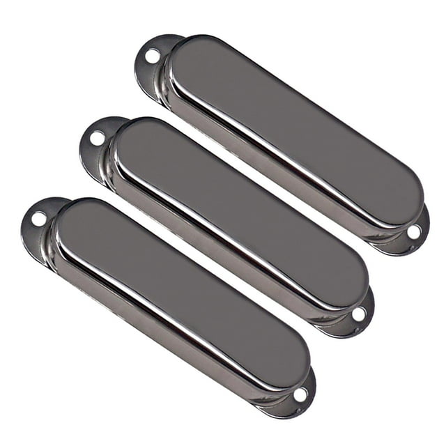 Cubierta de camioneta Hugo para pastilla de guitarra sin agujero 3 uds negro