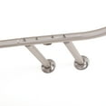 thumbnail image 6 of Utopia Alley Rustproof Wall Mounted Hoop Shower Rod for Clawfoot Tub, Nickel, 6 of 10
