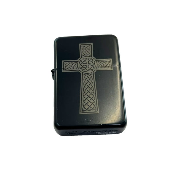 Lighter BLACK - Celtic Cross